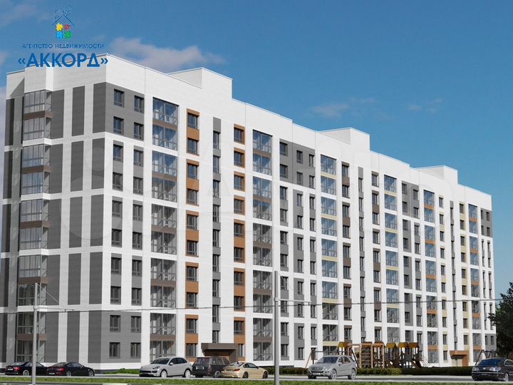 2-к. квартира, 40,4 м², 6/10 эт.