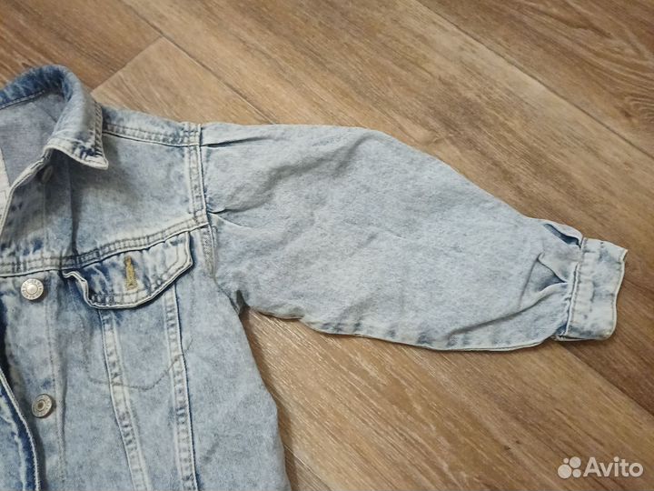 Джинсовая куртка для девочки 122