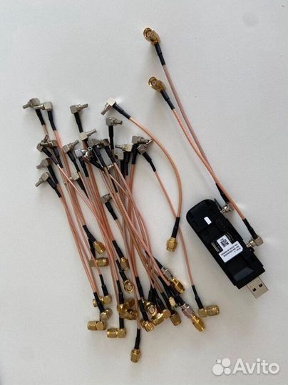 Пигтейлы crc9 - sma для huawei e3372 (в наличии)