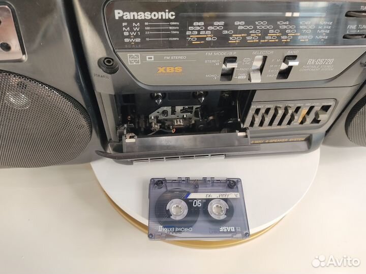 Однокассетный Магнитофон panasonic RX-CS720, видео