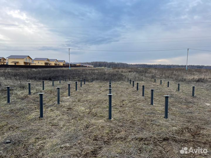 Винтовые сваи.Монтаж винтовых свай под ключ