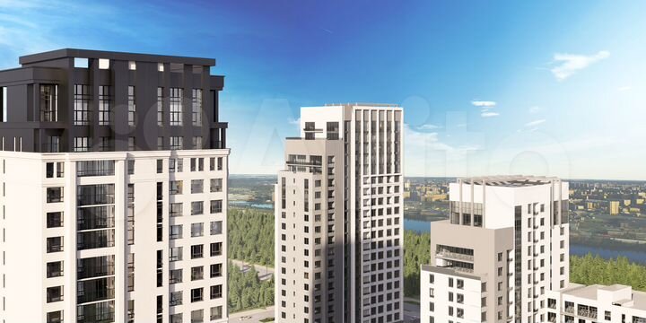 3-к. квартира, 96,8 м², 7/22 эт.