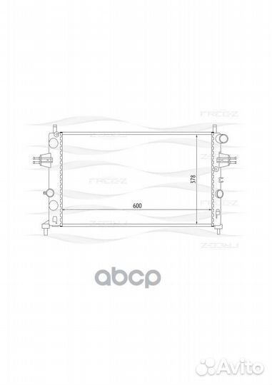 Радиатор системы охлаждения KK0160 free-Z