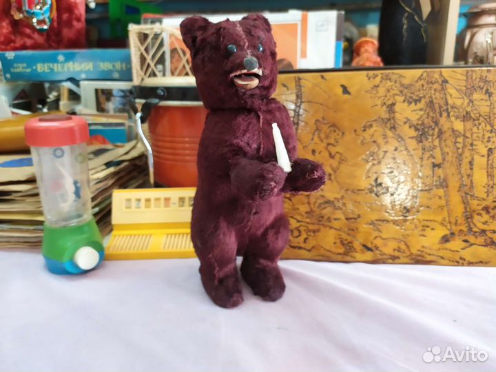 СССР игрушка заводной мишка