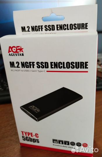 Корпус для внешнего SSD, M.2 ngff