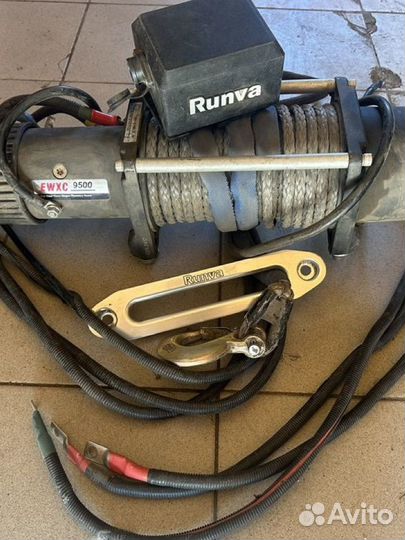 Лебедка Runva ewxc 9500 + аккамулятор