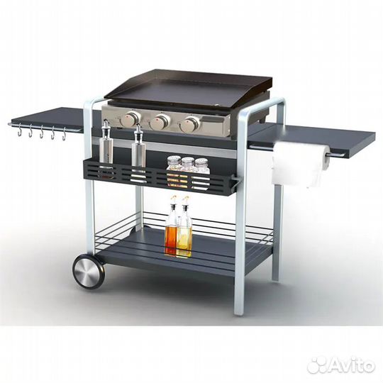 Стол-подставка для газового гриля стационарная