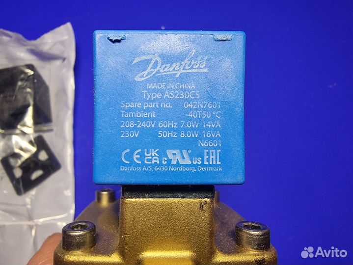 Электромагнитный клапан EV220W Danfoss 042U472232