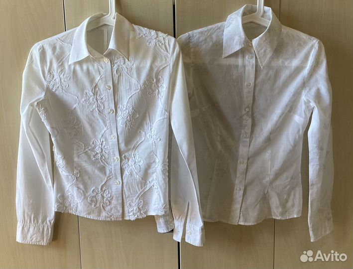 Белые рубашки (блузки)