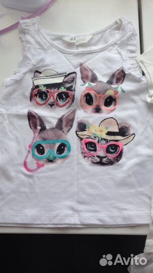 Летняя одежда на девочку 98-104, новая