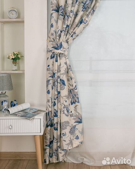 Комплект Шторы + тюль ирем 480x270 вуаль 300x270