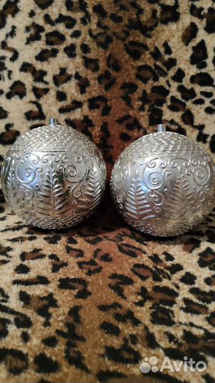 Большие елочные шары СССР(2 шт)