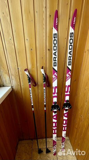 Беговые лыжи детские комплект