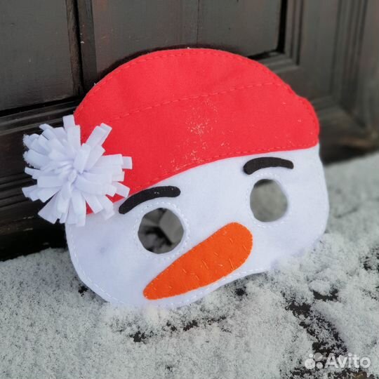 Новогодние маски животных, карнавальные маски