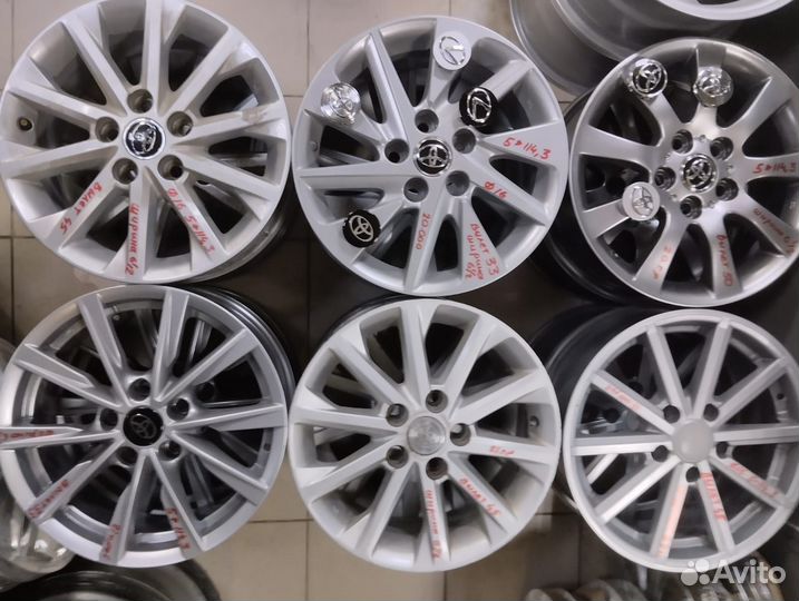 Литые диски r16 5x114.3