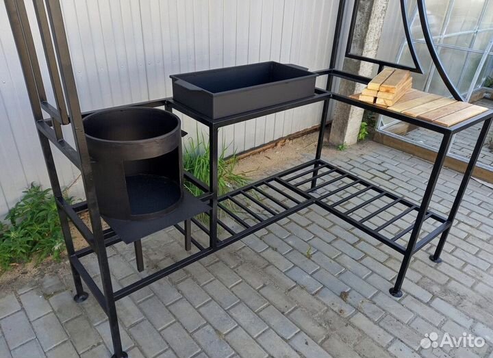 Мангал угловой сталь. Доставка и самовывоз