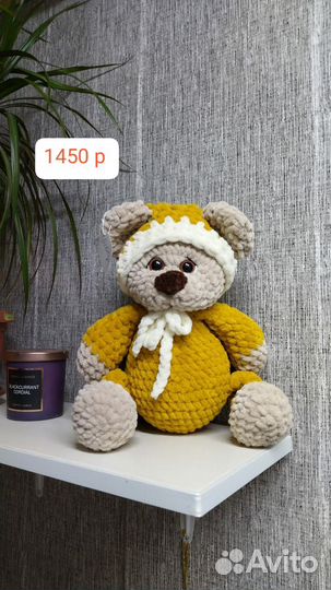 Вязаные игрушки ручной работы в наличии