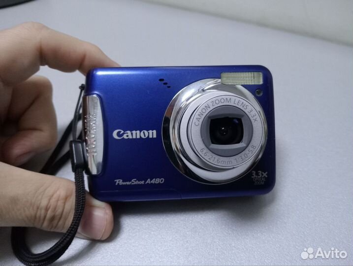 Canon PowerShot A480 цифровая фотокамера винтажная