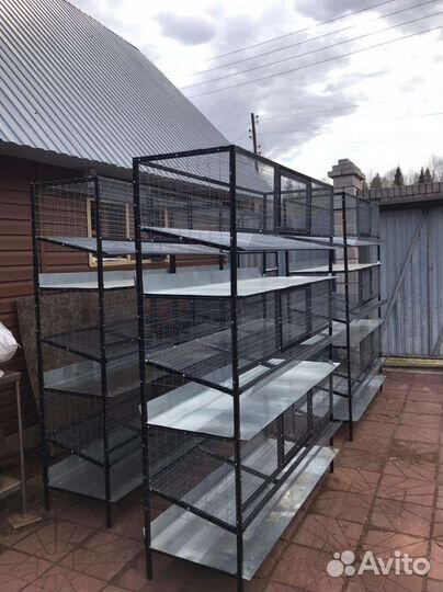 Клетки металлические для птицы