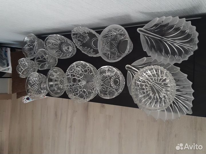 Вазы хрустальные