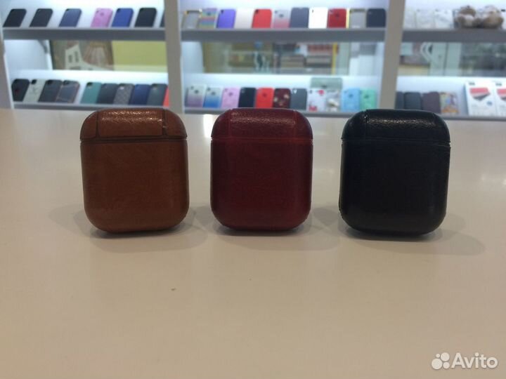 Чехол AirPods Leather