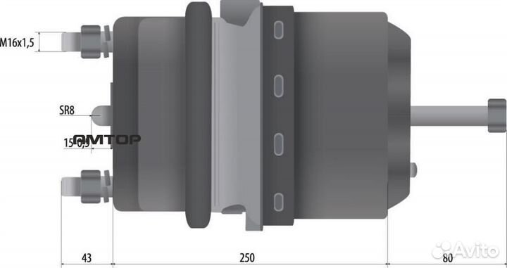 Marshall M2852424 Тормозная камера с энергоаккумул