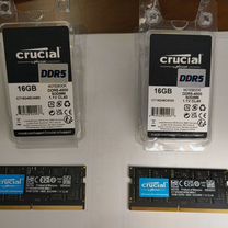 DDR5-4800 sodimm Crucial 2 шт. по 16 GB