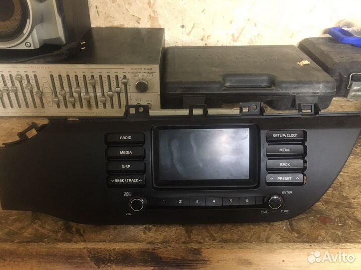 Магнитола на Kia rio