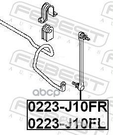 Тяга стабилизатора nissan qashqai/X-trail/renau