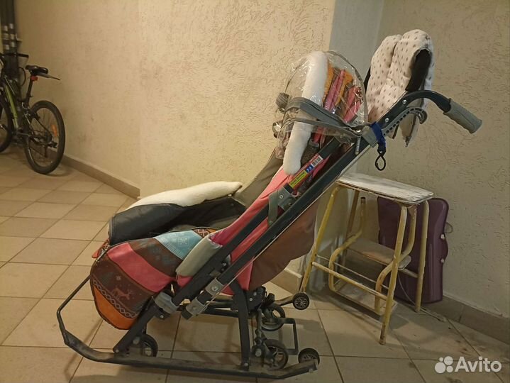 Коляска санки