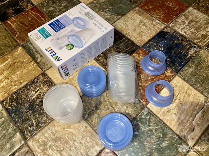 Набор контейнеров Avent + бутылочка