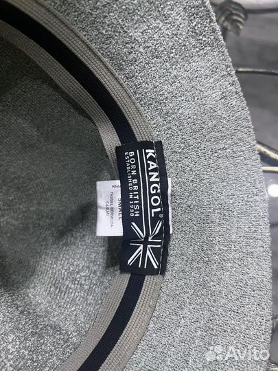 Панама kangol серая