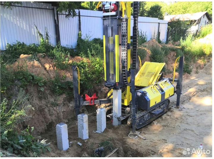 Сваи под ключ, установка