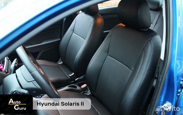 Чехлы на Hyundai Solaris 2