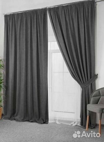 Шторы комплект новые blackout