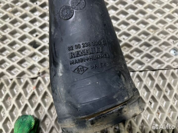 Патрубок воздухозаборник Renault logan 1