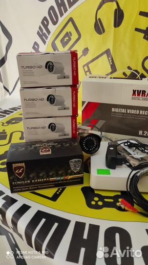 Комплекты видеонаблюдения установка