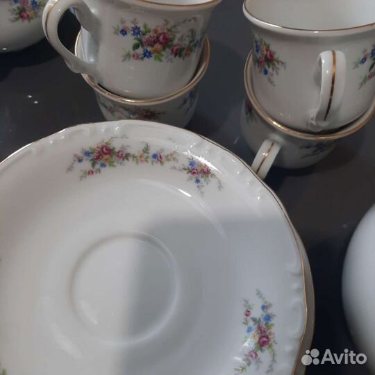 Чайно кофейный сервиз Чехия Then 1794