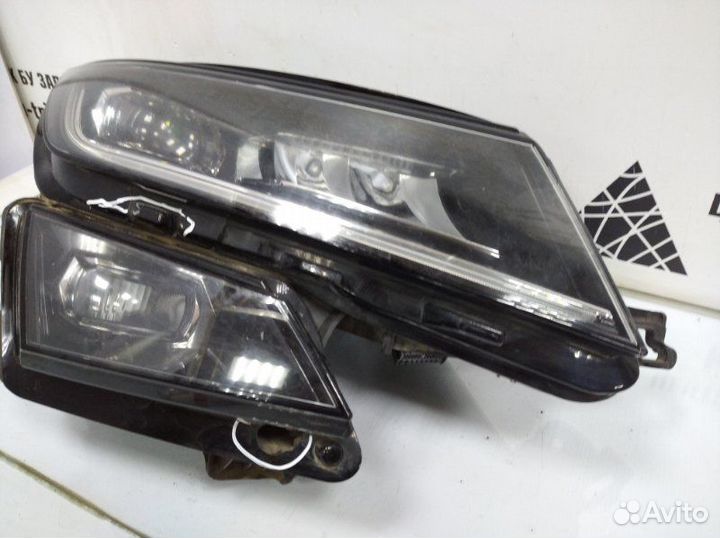 Фара лэд LED светодиодная правая Skoda Kodiaq 1