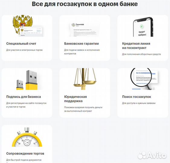 Банковская гарантия для госконтрактов, кредиты