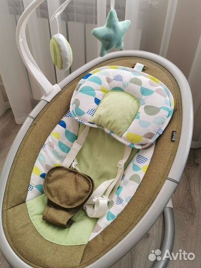 Детские электронные качели шезлонг