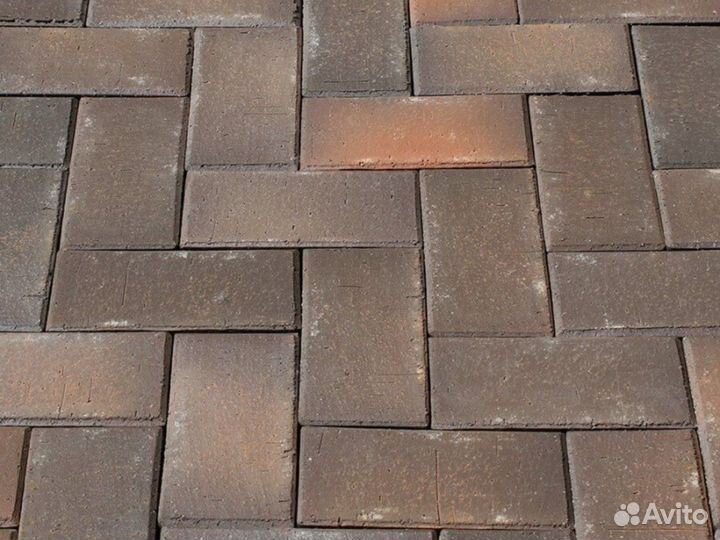 Клинкерная брусчатка лср Глазго т.-красный флэшинг