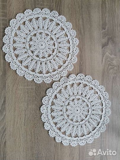 Салфетки вязаные крючком
