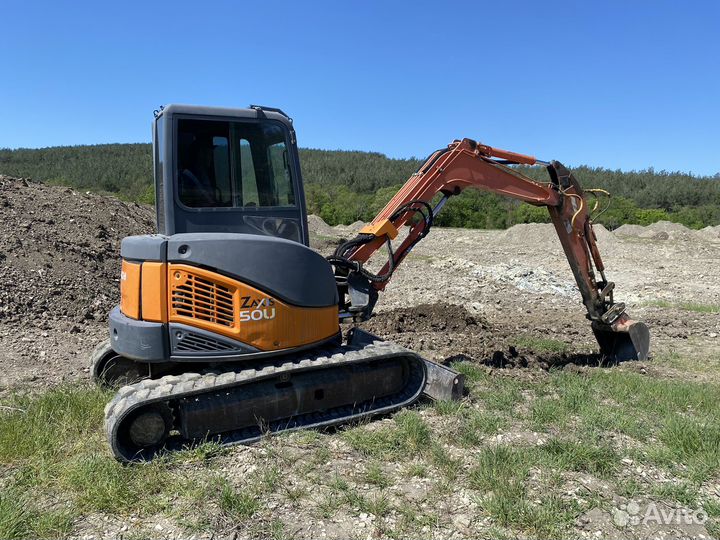 Услуги и аренда миниэкскаватора