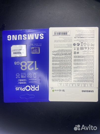 Карта памяти микро sd 128 gb samsung