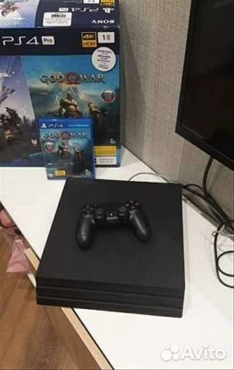 Ps4 pro + 2 диска в подарок