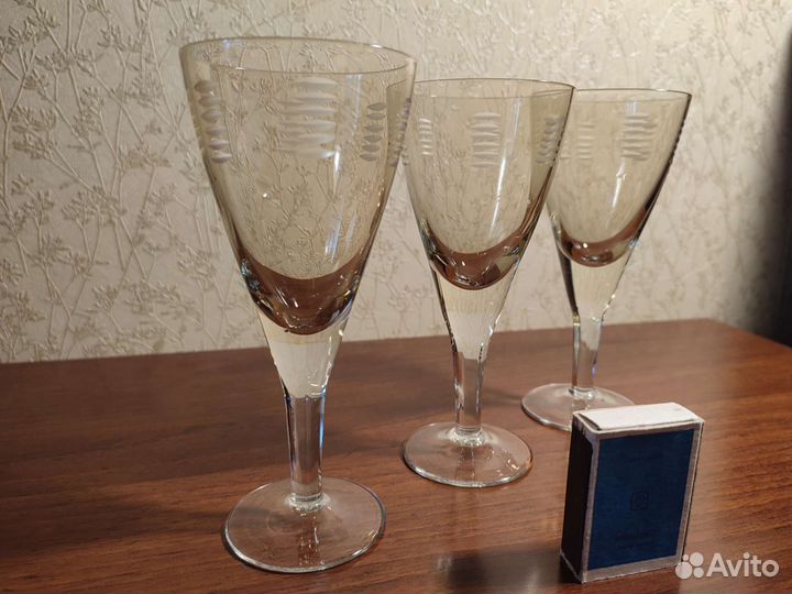 Фужеры СССР стекло