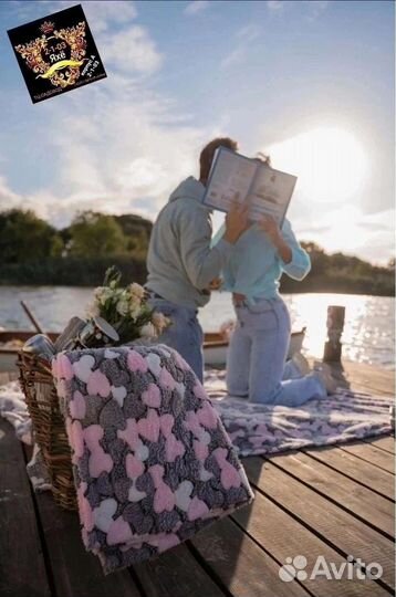 Подарочный плед на 8 марта