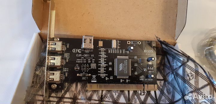 Контроллер Tekram TR-1394W FireWire PCI