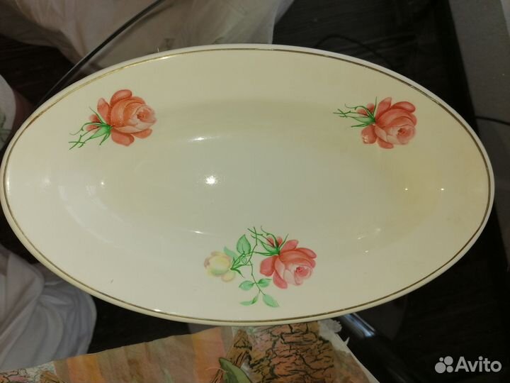 Два овальных блюда СССР